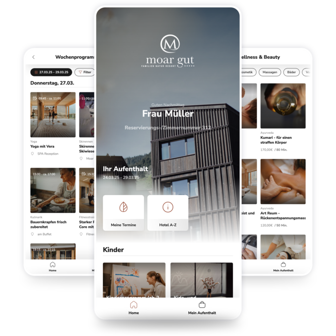 View startpage of the hotel Moar Gut