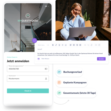 Ansicht der Login Darstellung in der App