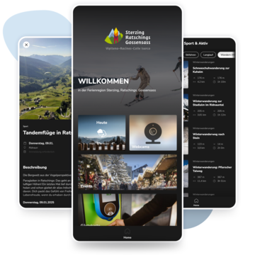 Übersichtsansichten der App